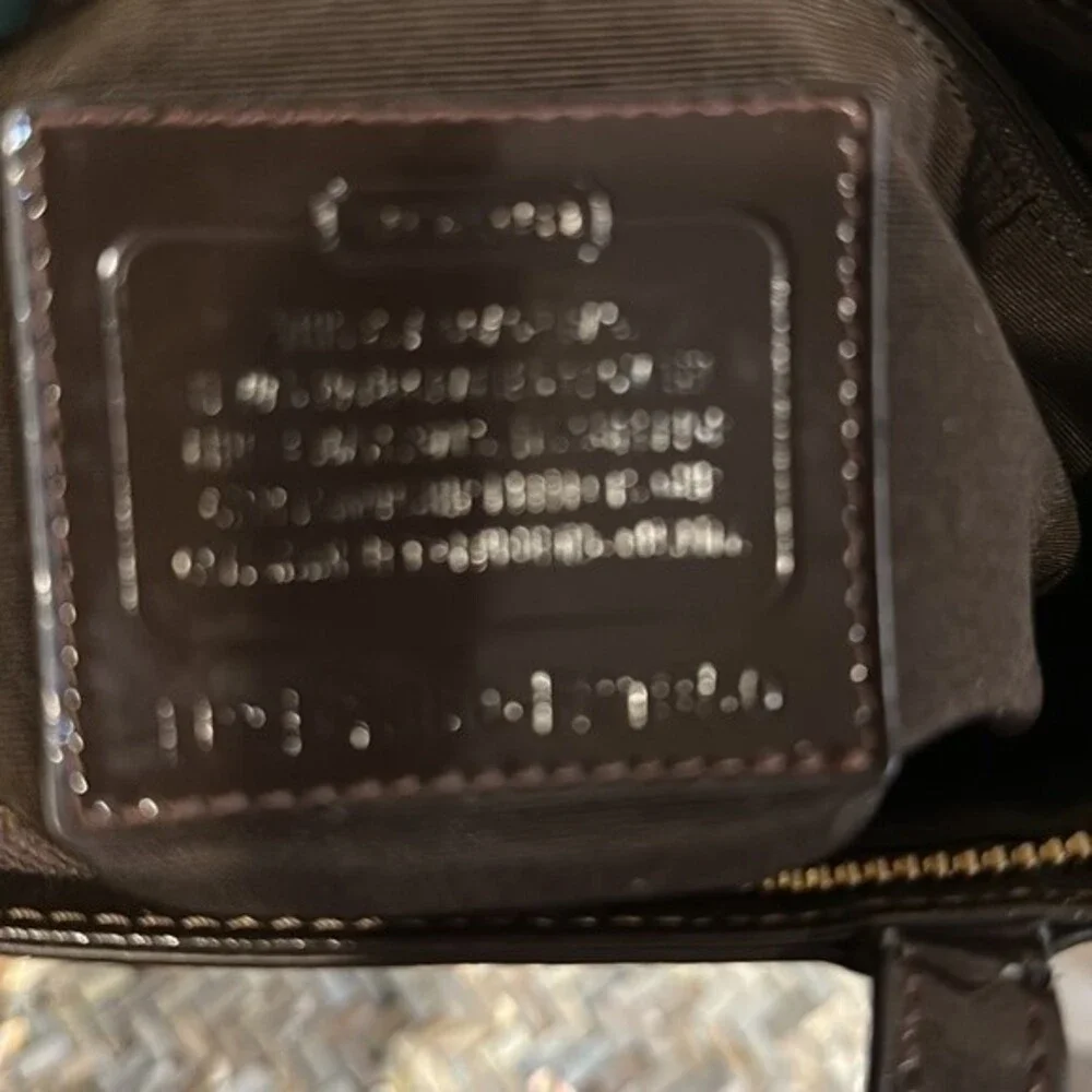 Coach Signature Stripe Tote